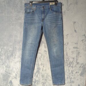 Zara Man Men's Jeans Size 36x32 ZM Medium Light Wash Denim Taper Casual Pants